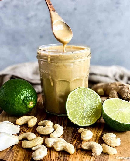 Asian Salad Dressing (Creamy & Oil-free)