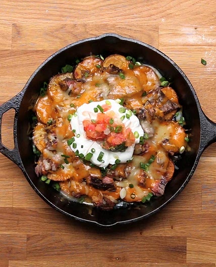 Steak And Potato Nachos Recipe by Tasty