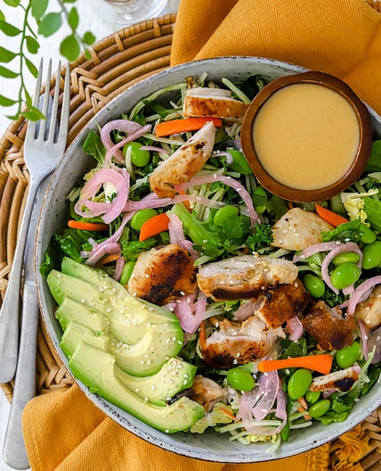 Citrus Asian Crunch Salad with Chicken (Panera Copycat)
