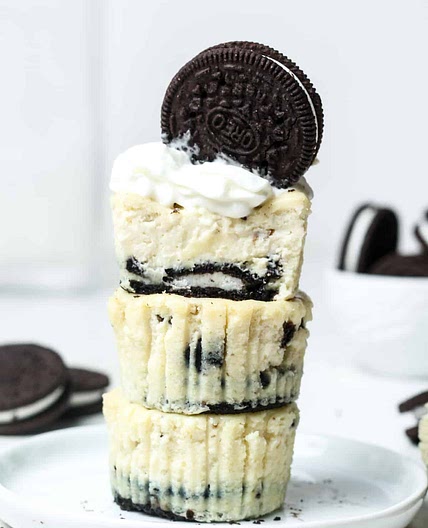 Mini Oreo Cheesecakes