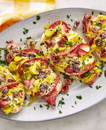 Antipasto Stuffed Chicken