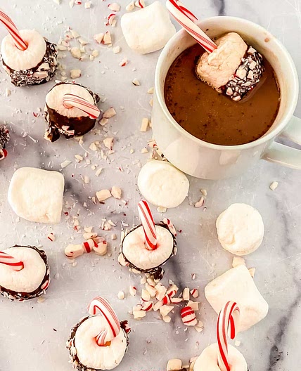 Holiday Hot Chocolate Stirrers