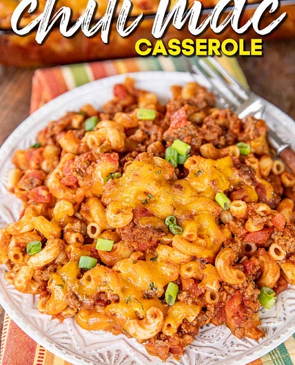 Cheesy Chili Mac Casserole