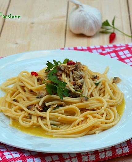 Spaghetti con Vongole Surgelate