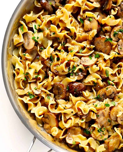 Mushroom Stroganoff (Vegetarian)