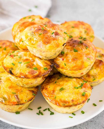 Ham and Cheese Breakfast Muffins