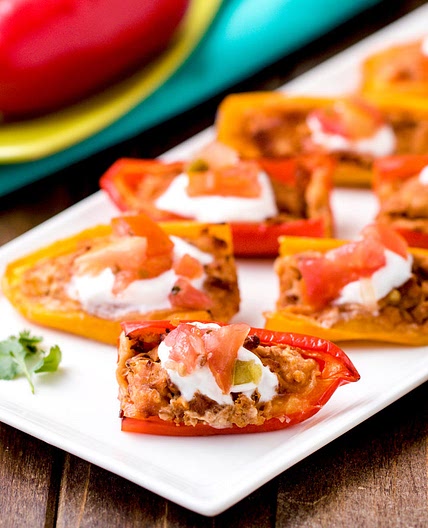 Air-Fryer Mini Mexican Stuffed Peppers