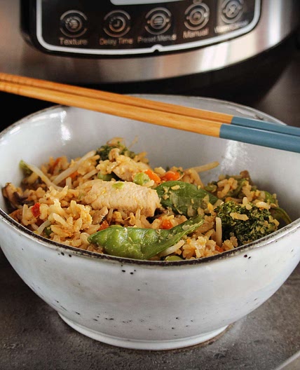 Instant Pot Chicken Fried Rice