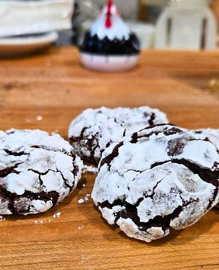 Chocolate Crinkle Cookies