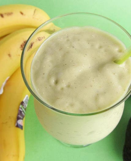 Vitamina de abacate com banana