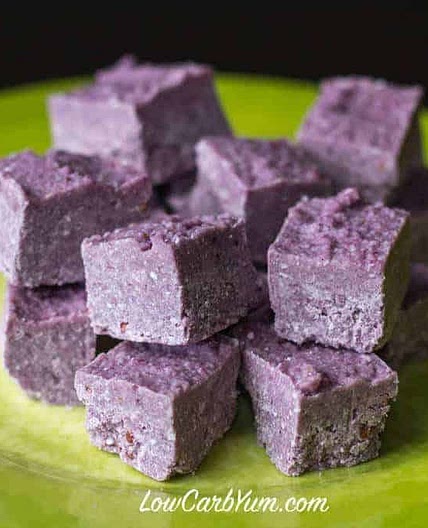 Blackberry Coconut Fat Bombs - Paleo