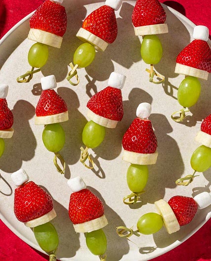 Grinch Kabobs