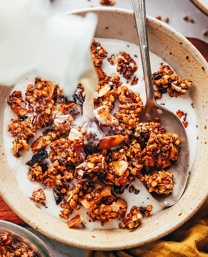 Maple Almond Buckwheat Granola