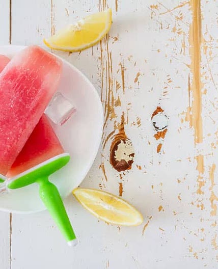 Watermelon popsicles