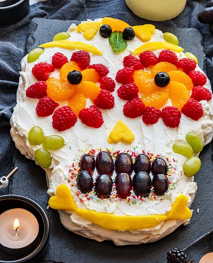 Day of the Dead Pavlova Recipe