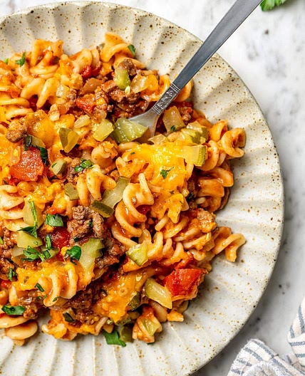 Cheeseburger Casserole