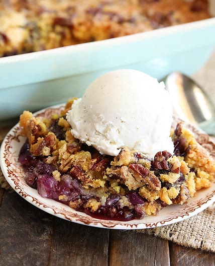 Pineapple Blueberry Dump Cake
