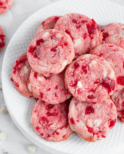 Cherry Chip Cookies (Gluten Free & Vegan)