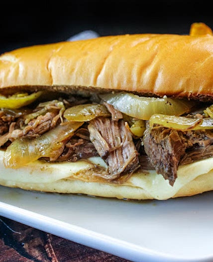Crock Pot Po' Boys (or Italian Beef) Sandwiches