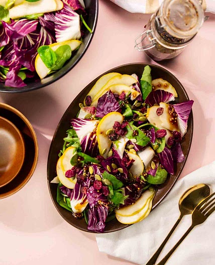 Radicchio Pear Salad