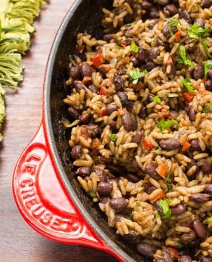 Gallo Pinto (Costa Rican Beans and Rice)