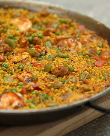 Chicken and Prawn Paella