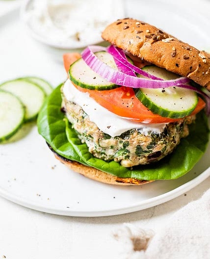Greek Turkey Burgers