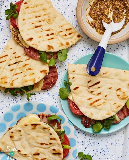 Cheesy Bacon Flatbreads | Slimming & Weight Watchers Friendly