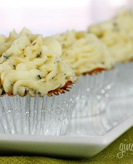 Meatloaf Cupcakes with Mashed Potato Frosting