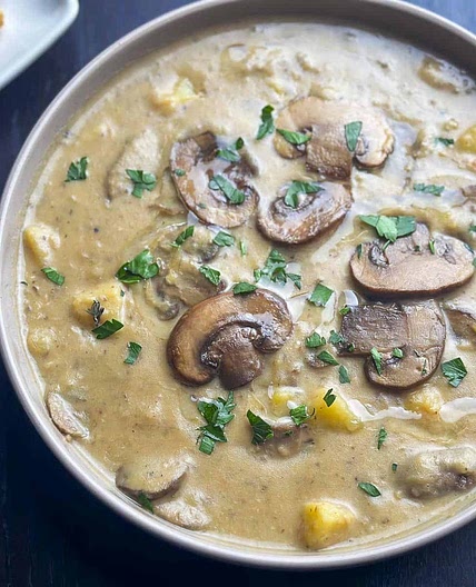 Creamy Mushroom and Potato Soup
