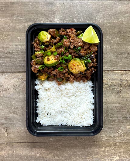 Firecracker Beef & Brussels