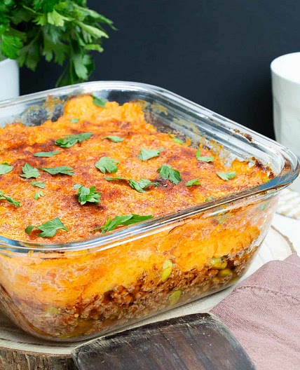 Cottage Pie With Sweet Potato