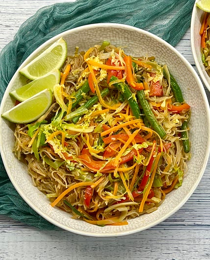 Vegan Bihon Pancit (Filipino Noodles)