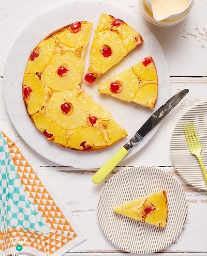 Pineapple Upside Down Cake | Slimming & Weight Watchers Friendly