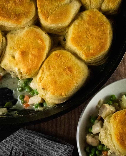 Cast Iron Chicken Pot Pie