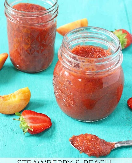 Strawberry & Peach Chia Seed Jam