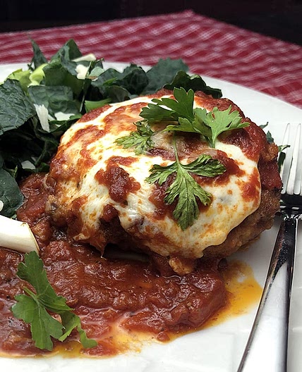 Venison Patty Parmesan