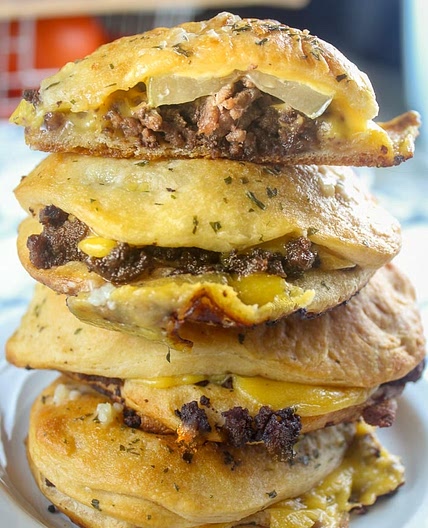 Cheeseburger Biscuit Bites