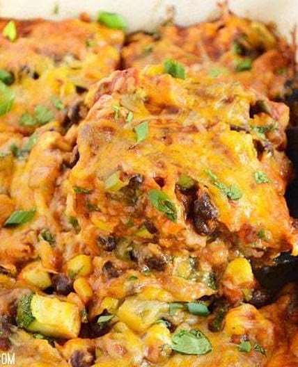 Vegetable Enchilada Casserole