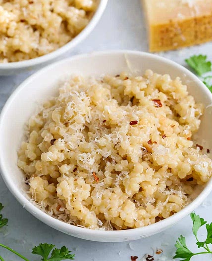 Garlicky Israeli Couscous Recipe
