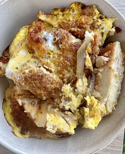 Chicken Katsudon (Japanese Chicken Cutlet Rice Bowl)