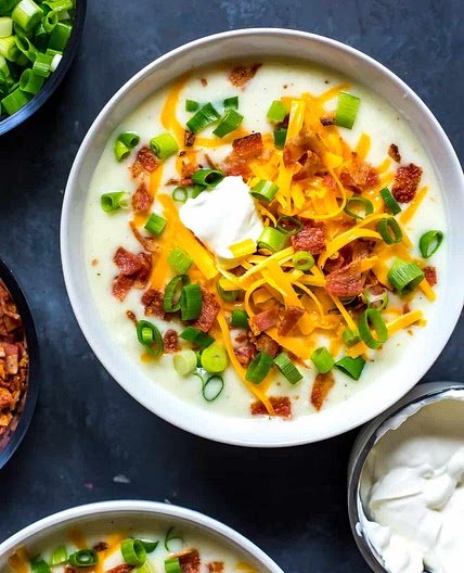 Instant Pot Loaded Baked Potato Soup