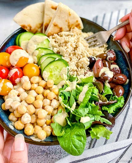 Greek Buddha Bowl (Vegan)