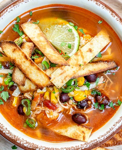 Make this Chicken Tortilla Soup in Your Instant Pot, Crockpot or Stockpot!