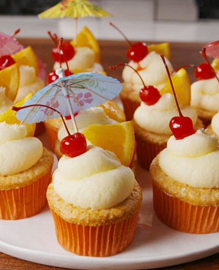Bahama Mama Cupcakes