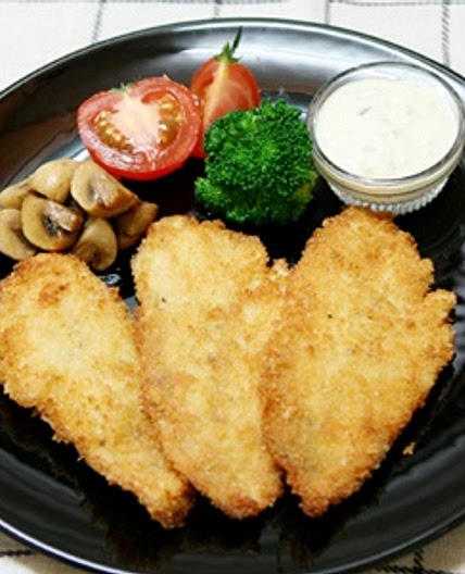 생선살튀김과타르타르소스