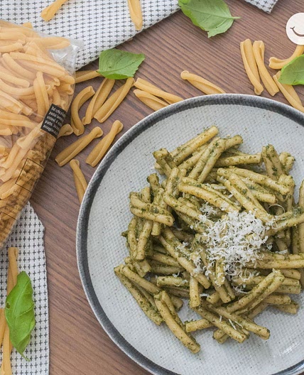 Casarecce al pesto