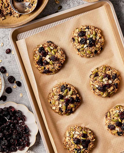 Gut Healthy Trail Mix Breakfast Cookies