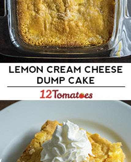 Lemon Cream Cheese Dump Cake
