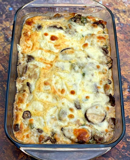 Keto Low-Carb Philly Cheese Steak Casserole